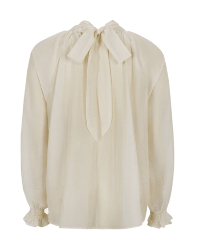 Soft Rebels - SRRachel Frill Bluse - Arctic Wolf